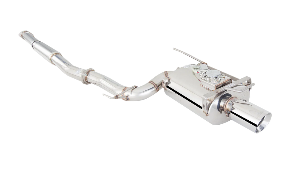 0107 MITSUBISHI EVOLUTION 7/8/9 3IN SS HIGH FLOW CATBACK SYS