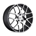 ~(24 lbs. 20X20X10)~ TSW NURBURGRING 18x8.0 5/108 ET40 CB72.1 GUNMETAL W/MIRROR CUT FACE