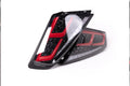 OLM Spec-AR LED Taillights (Clear Lens Black Base Red Bar) - 2022 WRX