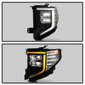 22C SIERRA 1500 SLT/DENALI FULL LED (BLACK & CHROME BEZEL) HEADLIGHT OE LEFT