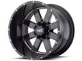 MOTO METAL 22x14 962 MO962 GLOSS BLACK WITH MILLED ACCENTS 8X170 bp 4.51 b/s 76