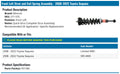 MONROE SHOCKS & STRUTS strut brace