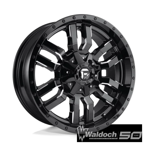 ~(39 lbs. 23X23X13)~ SLEDGE 20x10 6x135.00/6x139.70 GLOSS BLACK MILLED (-19 mm)