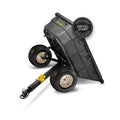 15CUFT POLY SWIVEL ATV CART1250LBS CAPACITYBLACK