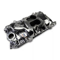 INTAKE MANIFOLD BB CHEVY 396-454 OVAL PORT PERFORMER CHROME PLASMA COATED