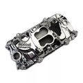 INTAKE MANIFOLD BB CHEVY 396-454 OVAL PORT PERFORMER CHROME PLASMA COATED