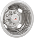 Wheel Simulators: Dually Wheel Simulators 17" Wheels; Chrome
