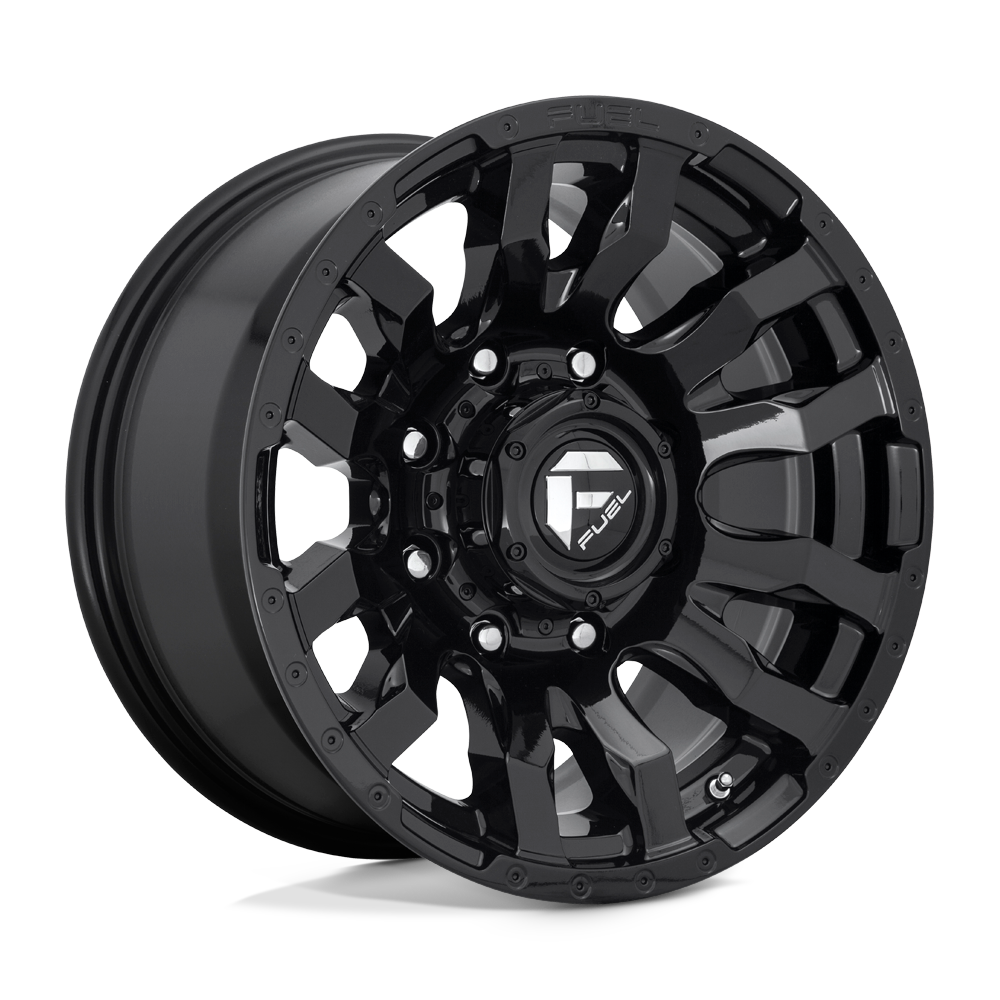 ~(37 lbs. 20X20X12)~ BLITZ 17x9 8x165.10 GLOSS BLACK (1 mm)