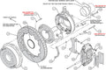 Wilwood Narrow Superlite 4R Rear P-Brk Kit 12.88in 2005-2014 Mustang
