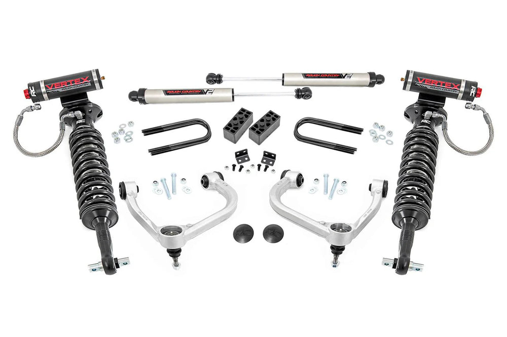 3 Inch Lift Kit Fabbed UCA Vertex/V2 Ford F-150 4WD (2021-2024)