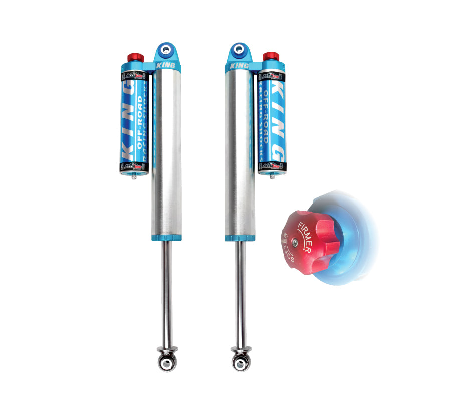 King Shocks 2011+ GM 2500/3500 Rear 2.5 Dia Shocks w/ Compression Adjuster for 6in Pro Comp Lift