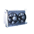 Radiator w/Fans Camaro 67-69 BBC Man Trans Raw