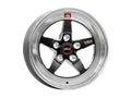 Weld S71 15x18.33 / 5x4.5 BP / 7.5in. BS Black Wheel (Low Pad) - Non-Beadlock