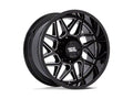 MO812 20X9 6X5.5 20MM GLOSS BLACK MILLED