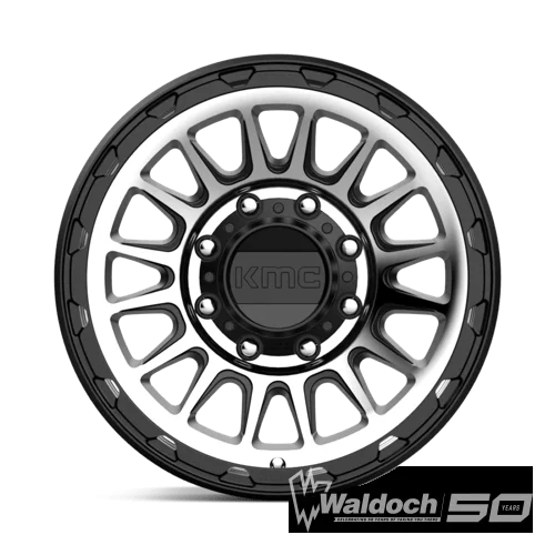 KM542 17X8.5 8X180 S-BLK MACH 00MM