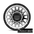 KM542 17X8.5 8X180 S-BLK MACH 00MM
