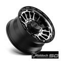 KM542 17X8.5 8X180 S-BLK MACH 00MM