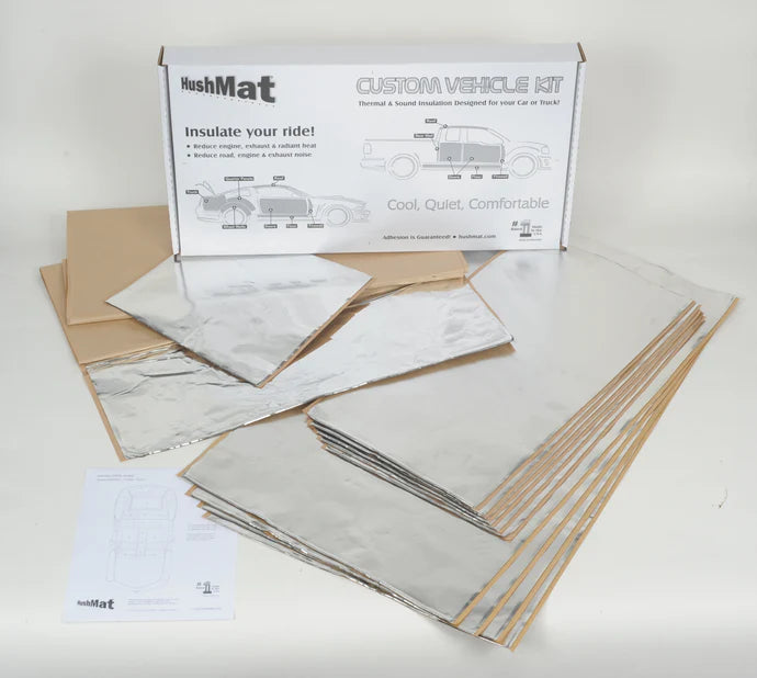 COMPLETE VEHICLE CUSTOM INSULATION KIT POLYMER BLACK BACKING BLACK