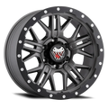 Mamba M25 18x9 6x135 ET12 Matte Grey w/ Black Lip Edge