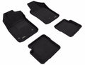 1219 FIAT 500 ELEGANT FLOORLINER ROW 1 & 2 BLACK