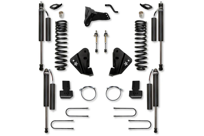 17C F250/F350 4X4 4.0IN ADVENTURE X PRO ELITE SYSTEM W/2 5/8 RR SHOCKS FRONT/REAR LIFT KIT