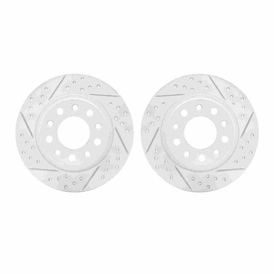 DFC 13-16 Dodge Dart Rear Drilled & Slotted Geoperformance Rotors