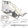 Sprint Car Chassis Racer Kit 87in X Wedge 2 Black
