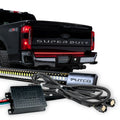 Putco 2024 Ford SuperDuty F-250 60In Direct Fit Red Blade Kit Tailgate Bars w/ LED Taillamps
