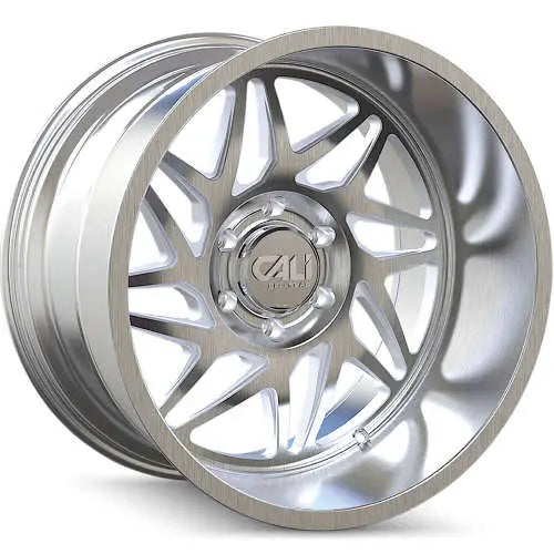 CALI OFF-ROAD GEMINI 9112 BRUSHED CLEAR GLOSS 22X12 6-135 -51MM 87.1MM