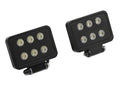 Putco 07-18 Jeep Wrangler JK - Qty 2 Luminix 4in Blocks w/ Window brackets Luminix Jeep LED Kits