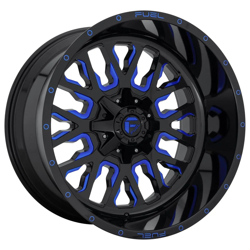~(47 lbs. 23X23X12)~ STROKE 20x9 5x139.70/5x150.00 GLOSS BLACK BLUE TINTED CLEAR (20 mm)