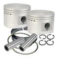 S&S Cycle 36-84 BT 3-7/16in x Up To 4-3/4in Stroke HC Piston Set - .020in