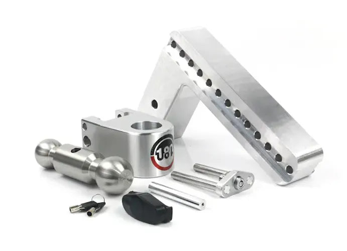 TURNOVER BALL 10IN DROP HITCH W/ 3IN SHANK (8K/21K GTWR)W/CERAKOTE