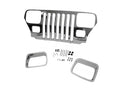 Grille Overlay Chrome Mopar Licensed 1987-1995 Jeep Wrangler YJ OMIX