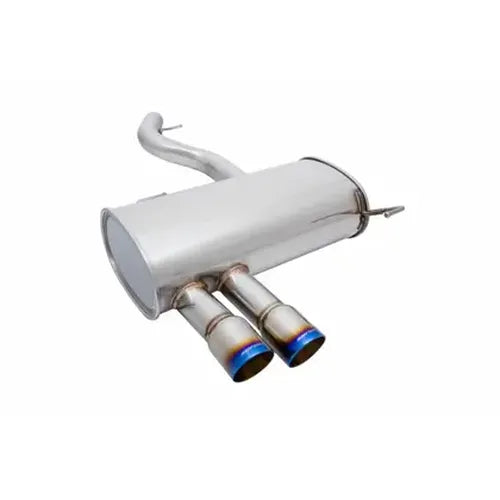 Megan Axle Back Exhaust 2007-11 BMW E90 4 Dr E92 2 Dr (328i only) Single w Blue Roll Tips