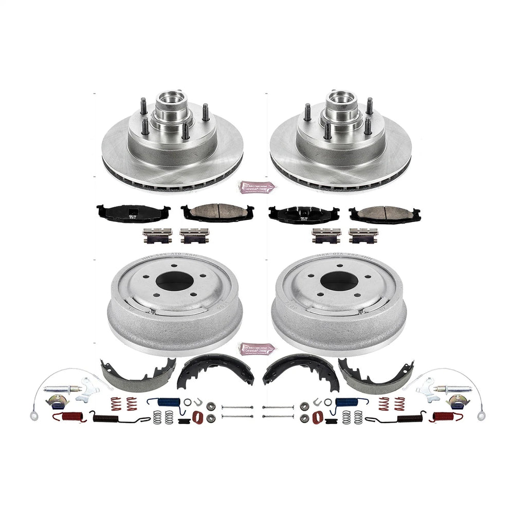 Power Stop 94-96 Ford E-150 Front & Rear Autospecialty Brake Kit