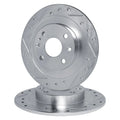 R1 Concepts Brake Rotor- D/S - Silver Fits Dodge Colt