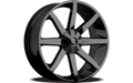 SLIDE 22x9.5 6x127.00 GLOSS BLACK W/ CLEAR COAT (38 mm)