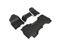 3D MAXpider 2019-2020 Dodge Ram 1500 Quad Cab Kagu 1st & 2nd Row Floormats - Black