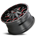 MAYHEM WARRIOR 8015 BLACK W PRISM RED 20X9 5-127 5-139.7 0MM 87MM