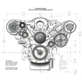 COMP HI ACC BKT KIT, LS/LT, W/R4-BLACK