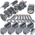 Eagle Chevy 350 3.750in Crank 6.000in I-Beam Rods -5cc Flat Top 4.060in Pistons Rotating Assembly