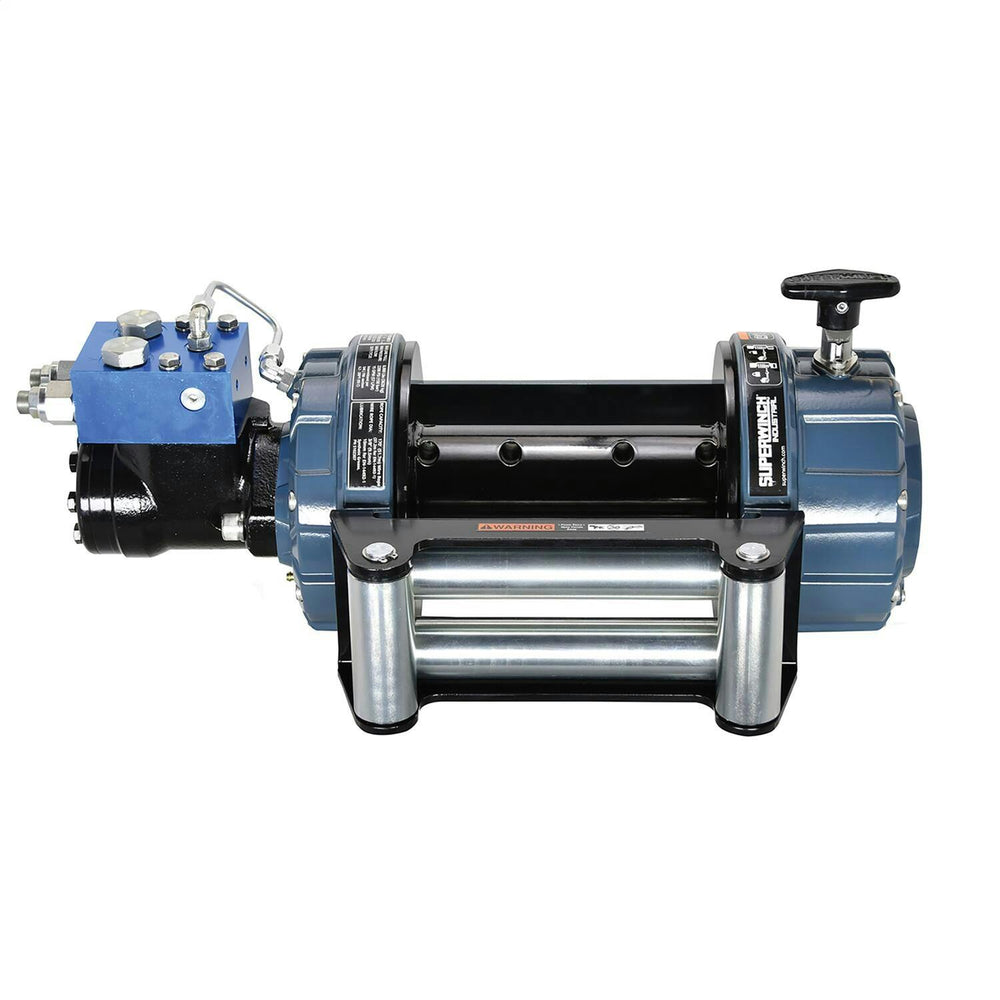 SI 8000 HYDRAULIC WINCH 8000 LBS NARROW DRUM MAN FREESPOOL 2STAGE PLANETAR