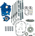 S&S Cycle 2017+ M8 Models Gear Drive 465G Cam Chest Kit w/ Chrm Pushrod Tubes - Oil Cooled Incl. VVT