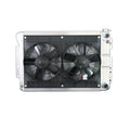 Radiator w/Fans Camaro 67-69 LS Man Trans Raw