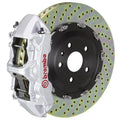 Brembo 15-18 M3 Excl CC Brake Front GT BBK 6 Piston Cast 365x34 2pc Rotor Drilled-Red