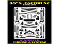 13C RAM 3500 HD 4X4 3.5IN ADVENTURE X SYSTEM FRONT AND REAR LIFT KIT