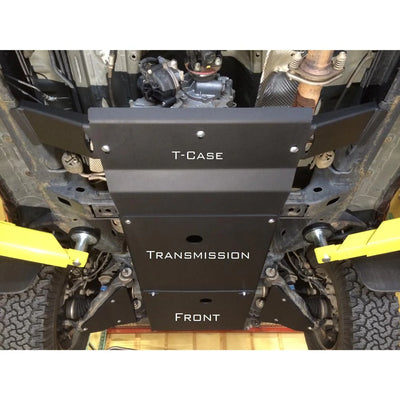 Full Skid Package Deal 10-Present 4Runner - 1 4 5052 Aluminum - Black Powder Coat KDSS Equipped