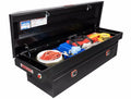 SADDLE BOX STEEL FULL STANDARD GLOSS BLACK 11.0 CU FT