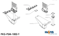 STANDARD TABLET PEDESTAL MOUNT PACK